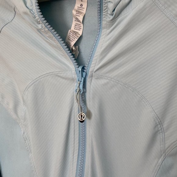 Lululemon In Flux Hoodie Jacket • Caspian Blue • Fits 2-4 (size 6) - Picture 9 of 11